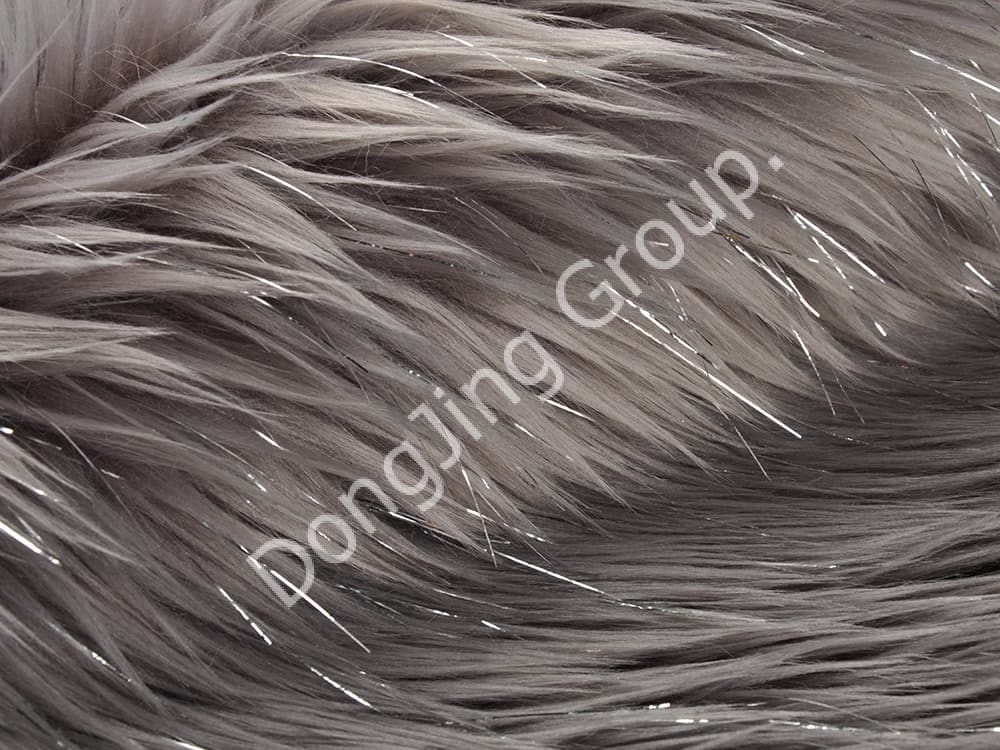 DP0940-Grå clip printing siden rullande bunt faux fur fabric