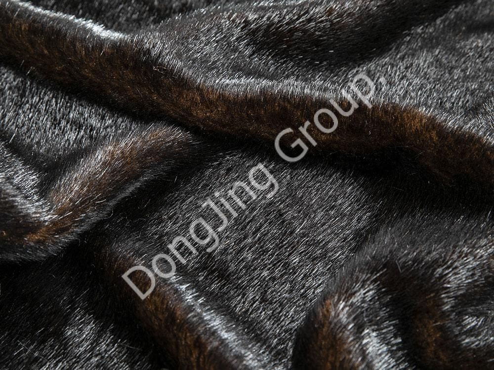 9P2563-Brun mink faux fur fabric