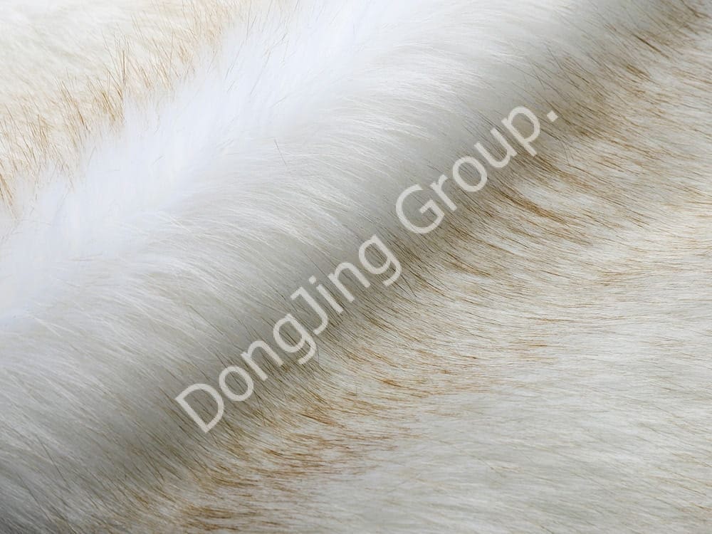 DP0622A-Blekt hårspets faux fur fabric