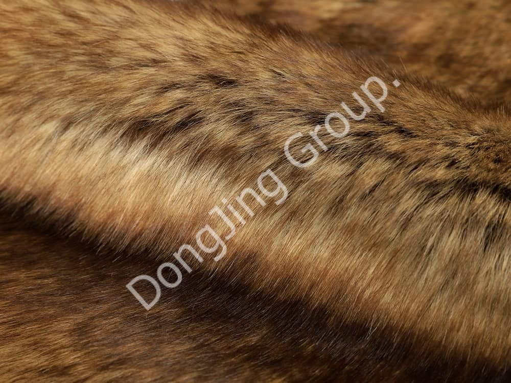 DP0628-Brun utdrag faux fur fabric