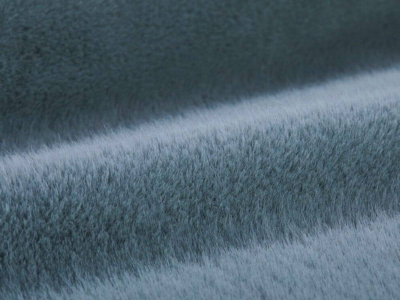 XKD0020-Blå sydamerikansk mink faux fur fabric